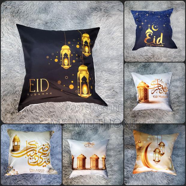 2 (A Pair) Eid Mubarak Home Decor Cushion - thumbnail 2