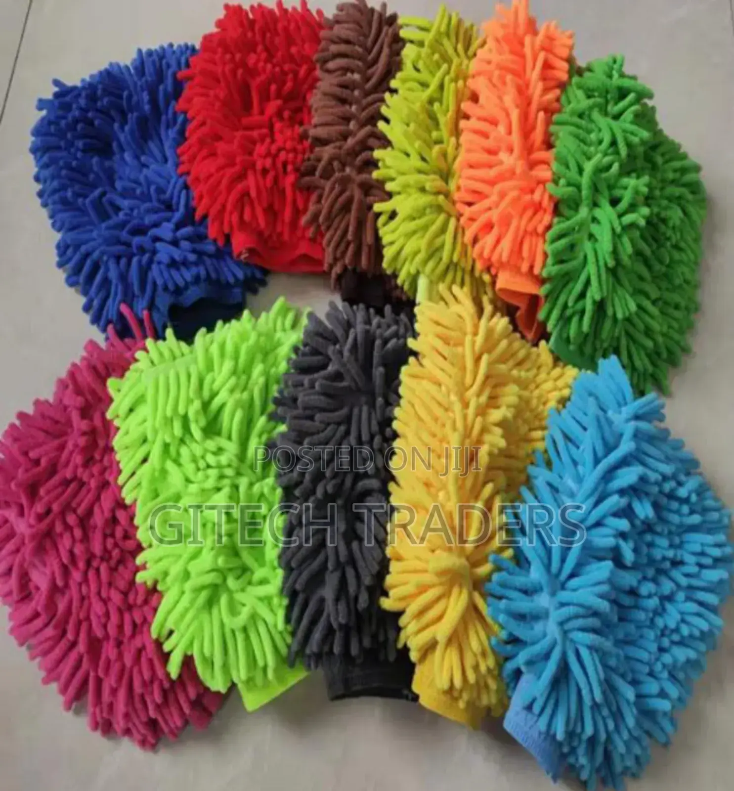 Car Wash Cleaning Gloves Super Microfiber Towel Chenille