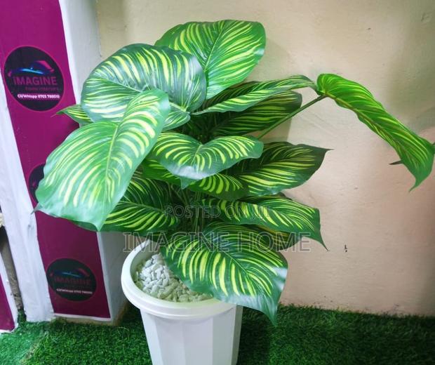 Yellow Green Artificial Plants - main view