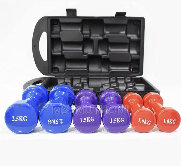 Brand New Neoprene Coated Dumbell Set(Packed in a Case)*