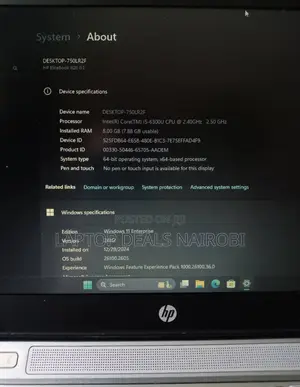 Laptop HP EliteBook 820 G3 8GB Intel Core I5 SSD 256GB