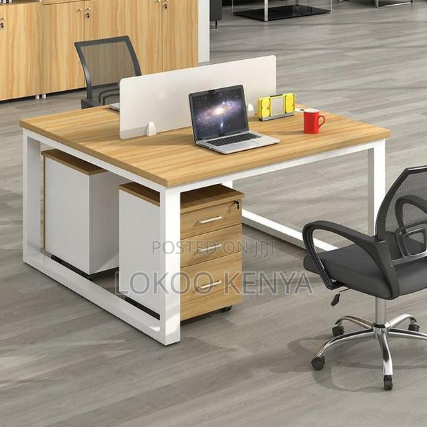 Office Desk: Modern 2-Way Office Workstation