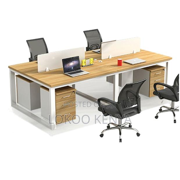 Office Desk: Modern 2-Way Office Workstation - thumbnail 3