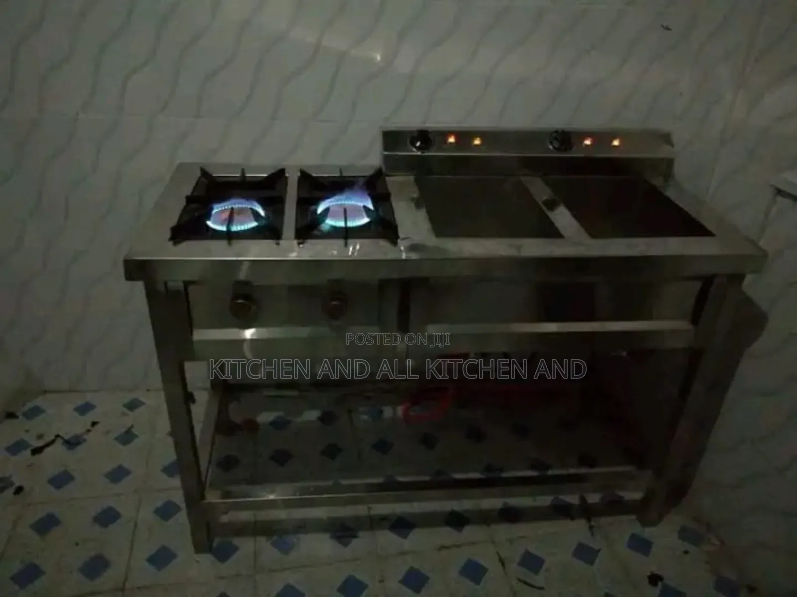 Combined Unit ,Burner+Fryer