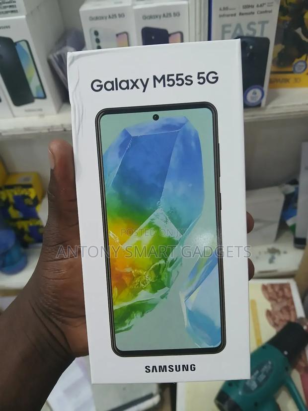 New Samsung Galaxy M55 256 GB Blue - thumbnail 4