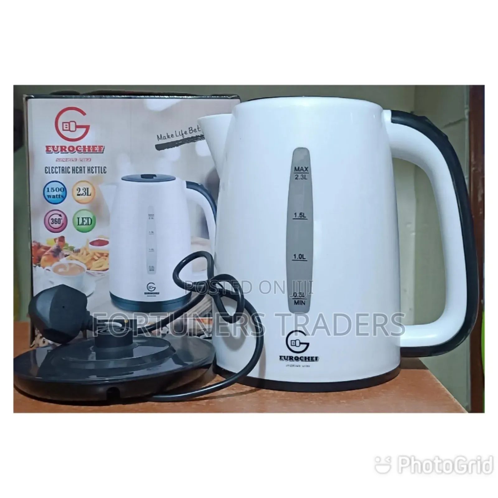 *Eurochef Electric* *Heat Kettle.*