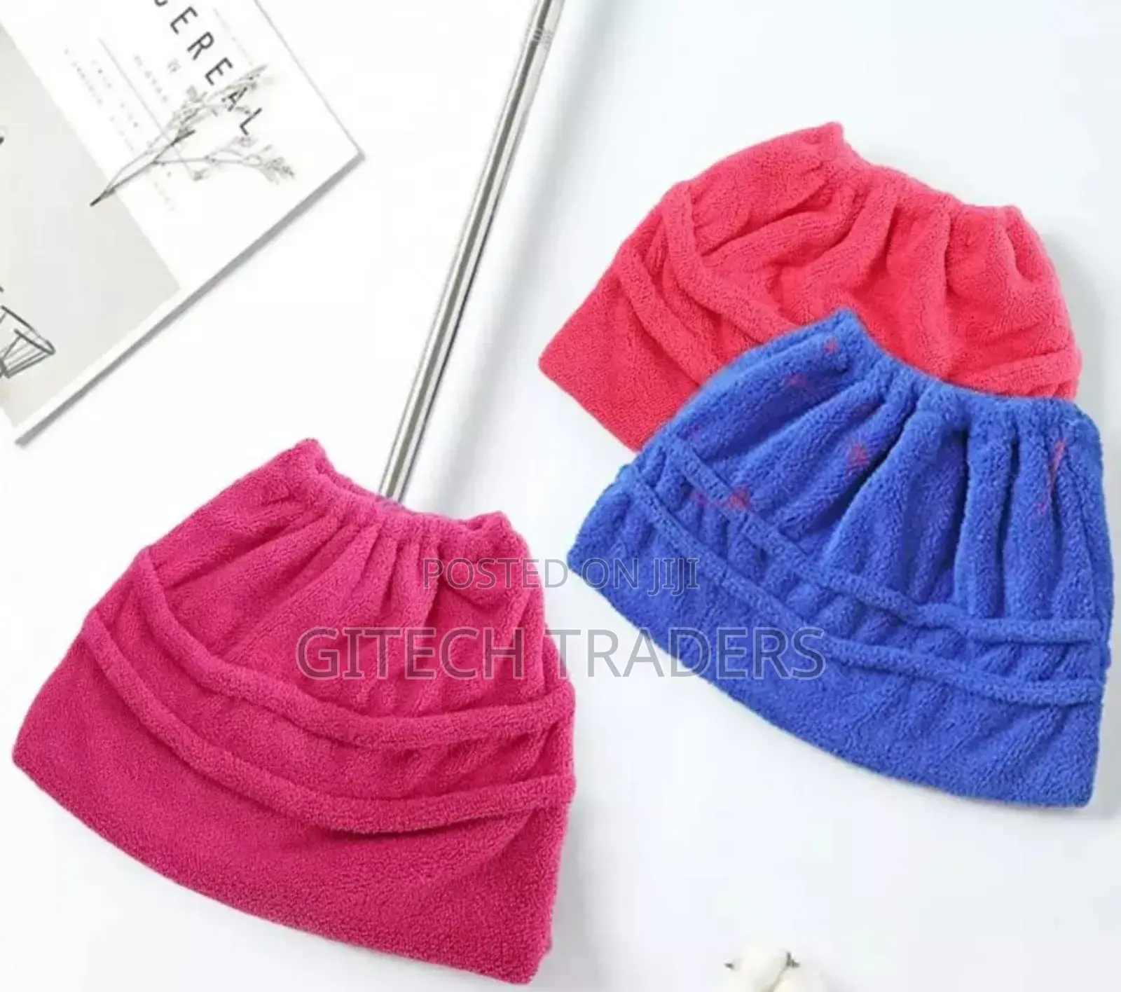 *Highly Absorbent Remove Dust Floor Mop Cover Coral Fleece