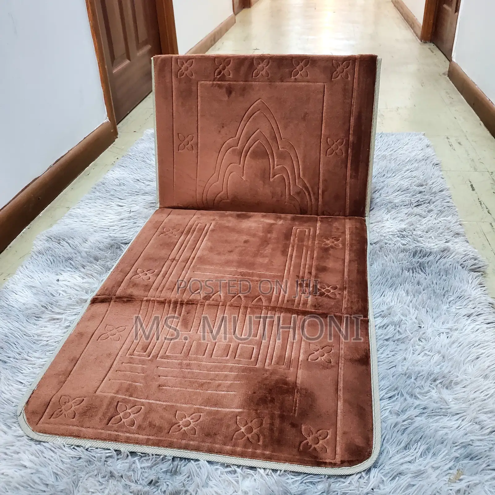 Portable Foldable Prayer Mat/Backrest Prayer Mat