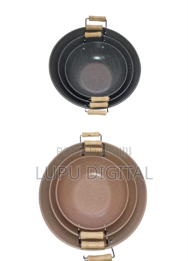 2 Handles Granite Nonstick Deep Pans - thumbnail 2