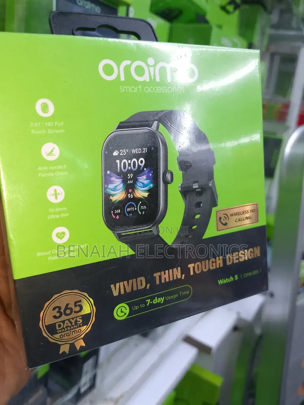 Smart Watch.Oraimo Smart Watch 5 .Osw-805