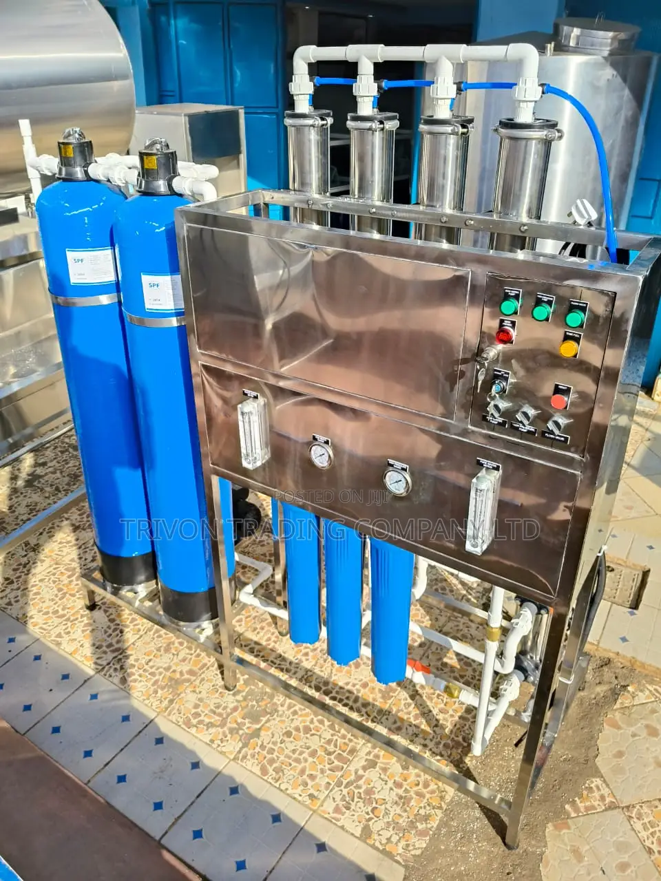 1000 LPH Industrial Reverse Osmosis Plant
