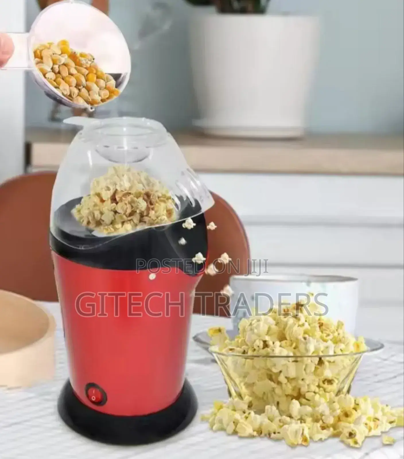 Oil Free Popcorn Maker 1200w Small Airpop Po