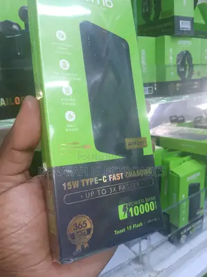 Powerbank.10000 Mah Oraimo Powerbank.15 Watts Fast Charge