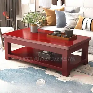 Coffee Tables: Office Rectangular Lumber Side Coffee Table