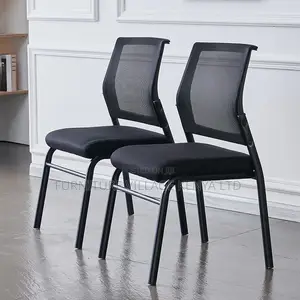 Office Seats; T Midnight Black Upholstered Side Chair