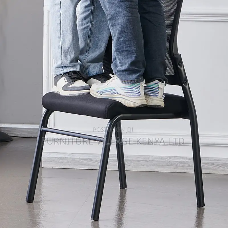 Office Seats; T Midnight Black Upholstered Side Chair