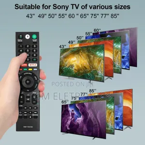 Smart Voice Remote for Sony Bravia4k Smart Tv-Aaa Batteries
