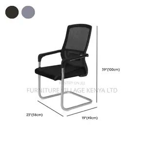 Upholstered Studio Chairs With Lumbar Support and Armrest