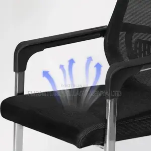 Upholstered Studio Chairs With Lumbar Support and Armrest