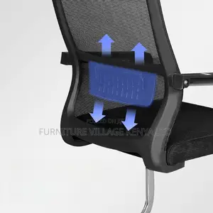 Upholstered Studio Chairs With Lumbar Support and Armrest
