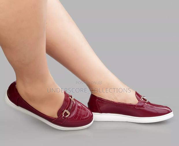 Burgundy Brogues Shoes - main view