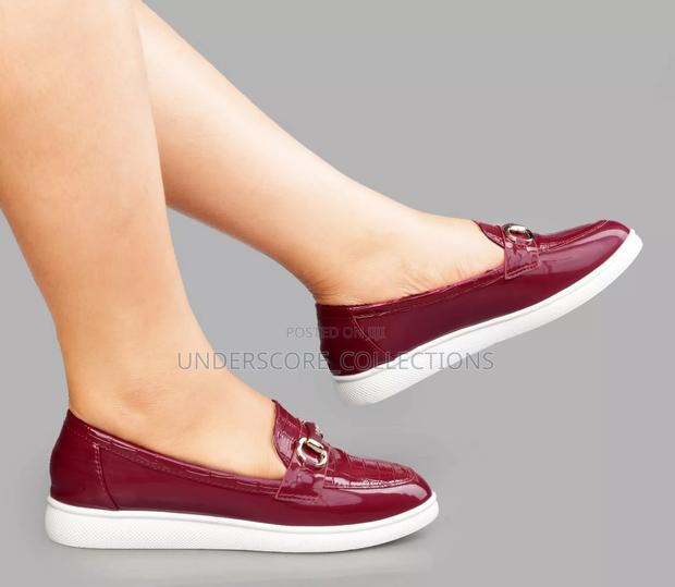 Burgundy Brogues Shoes - thumbnail 3