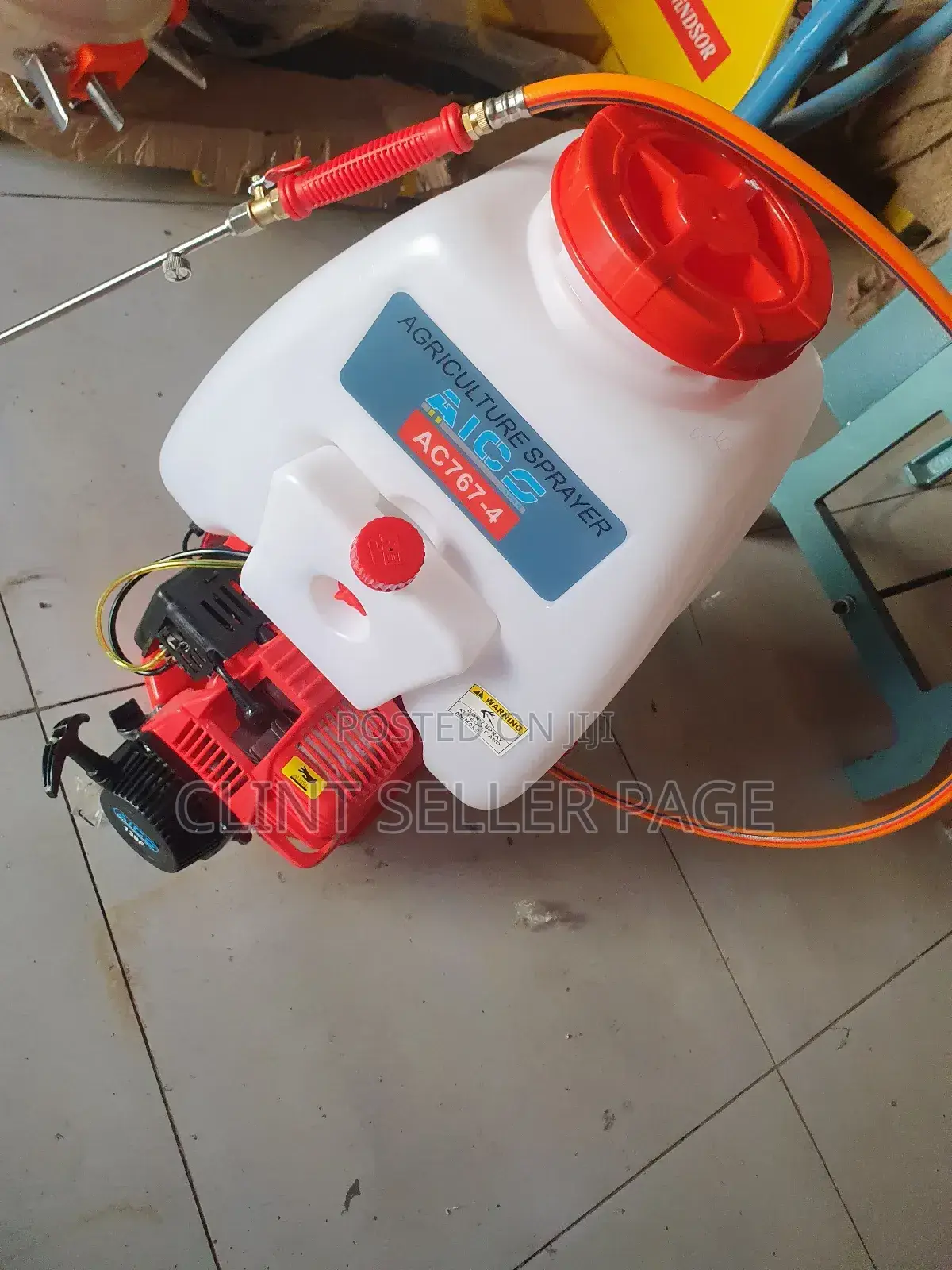 Knapsack Sprayer Available.