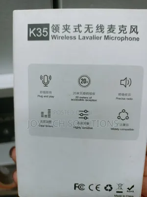 Two Microphones With a Pin for Cameras Voice Recording