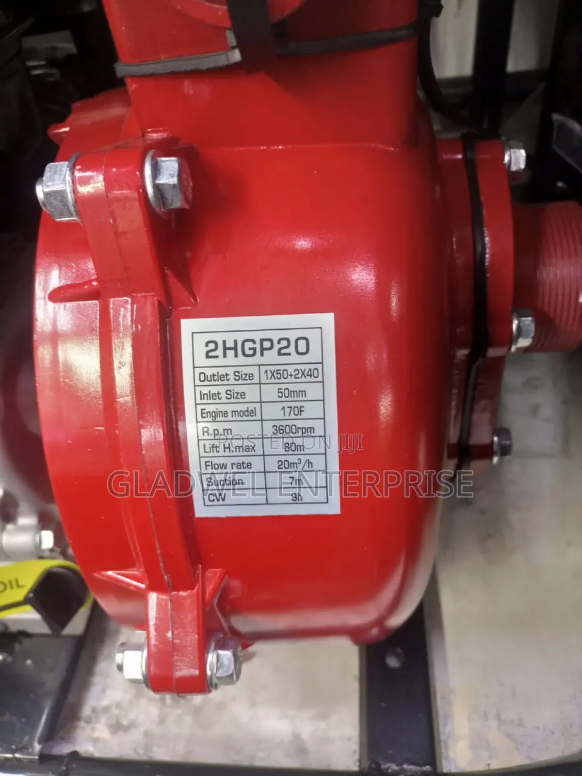 Recommend High Pressure Gasoline Water Pump 7.5hp