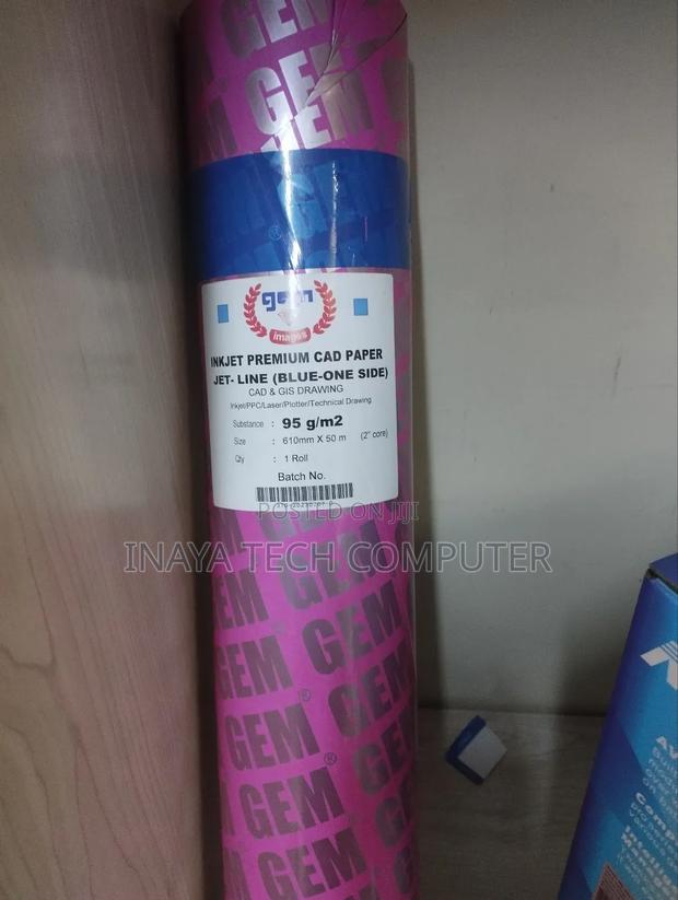 Cad Paper Rolls,24" Bond Paper Blue - main view