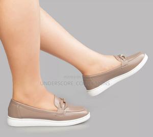 Beige Brogues for Ladies - main view