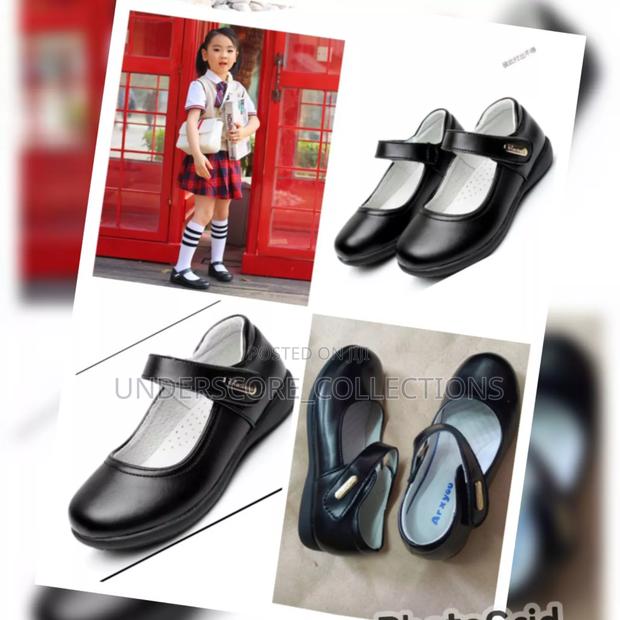 *Girls High Quality Leather School Shoes - thumbnail 2
