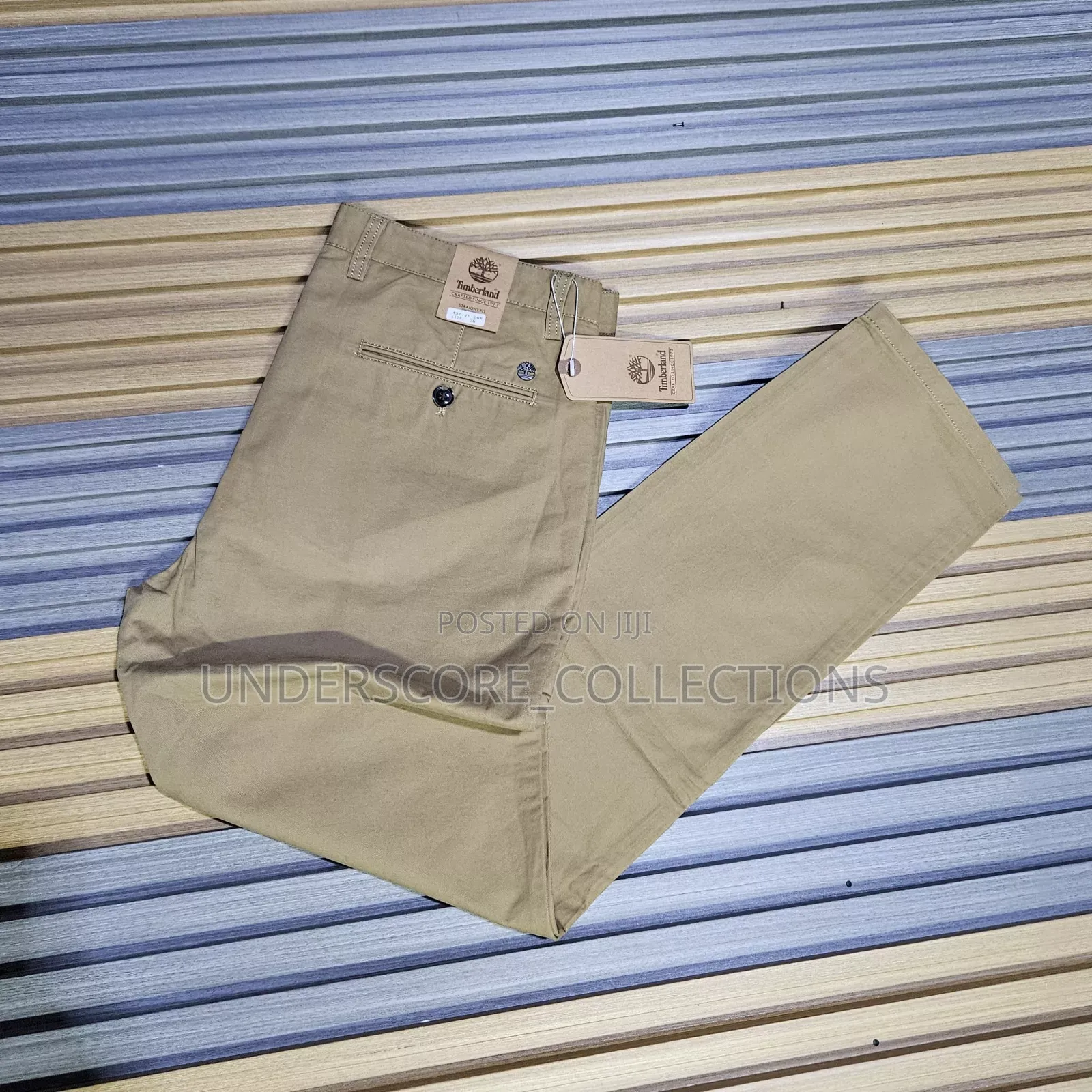 Beige Plus Size Men's Khaki Pants