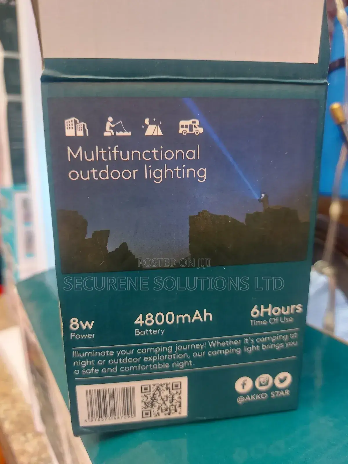 The 8-Watt Akko Star Flashlight, Model Ak87290