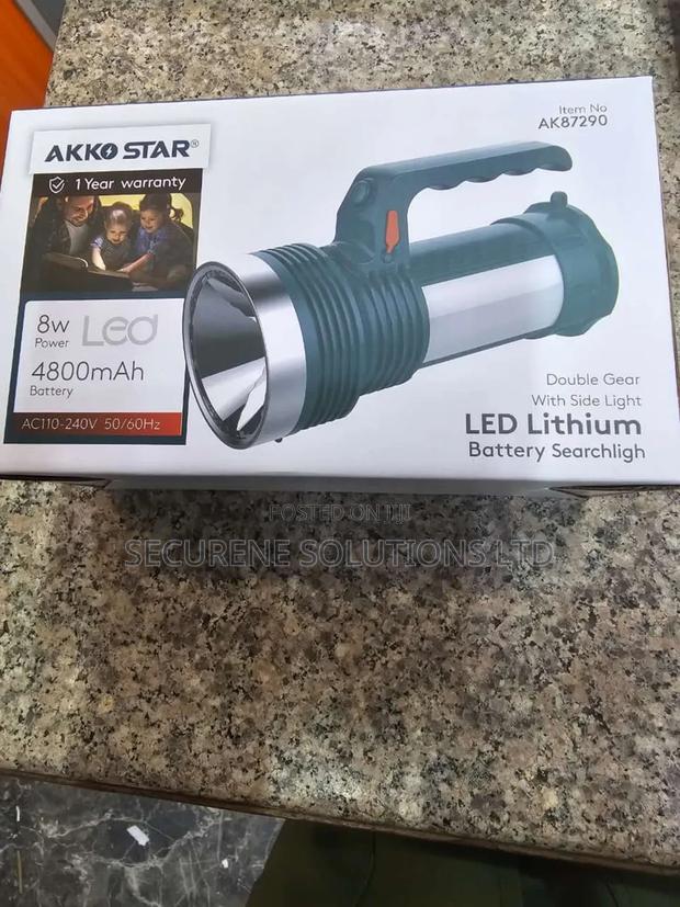 The 8-Watt Akko Star Flashlight, Model Ak87290 - thumbnail 6