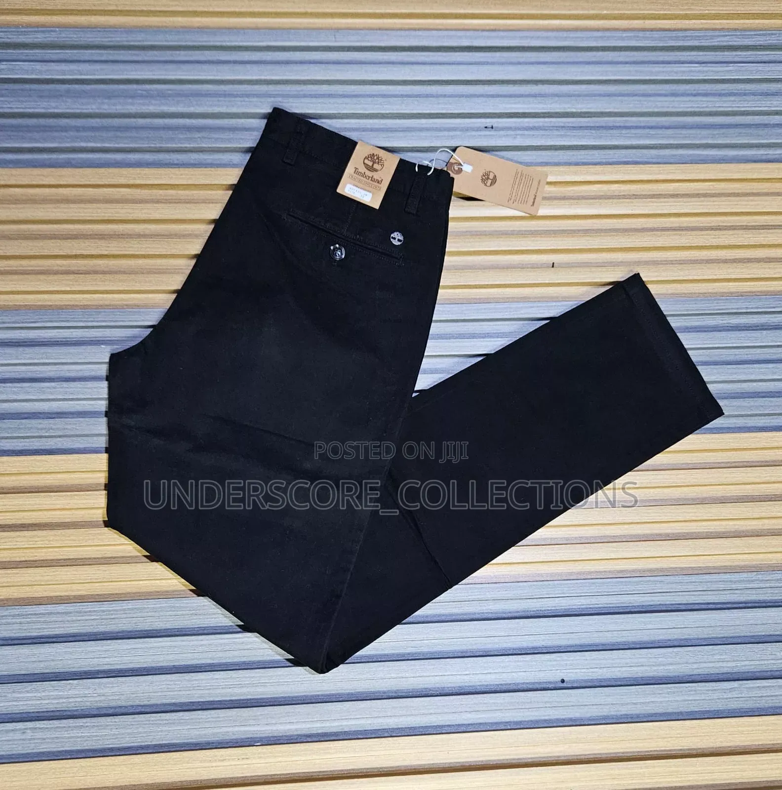 Black Plus Size Men's Khaki Pants