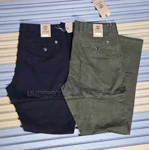 Black Plus Size Men's Khaki Pants