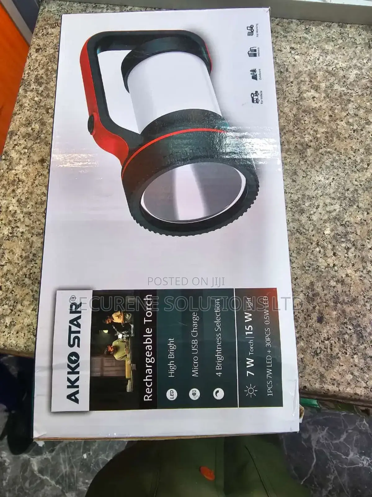 The Akko Star 7watt 50080 Rechargeable Torch