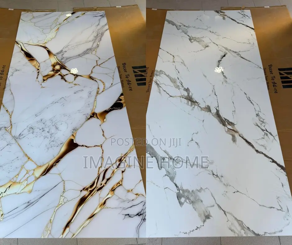 Brown Shade Glossy Uv Marble Sheet