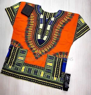 Orange Ankara Tops