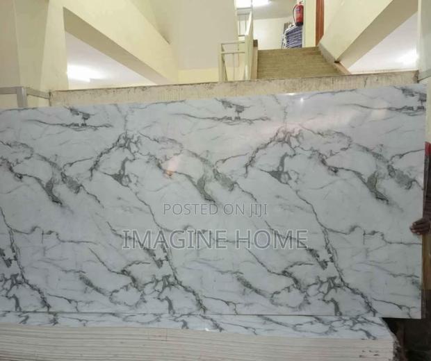 Grey Shade Glossy Uv Marble Sheet - main view