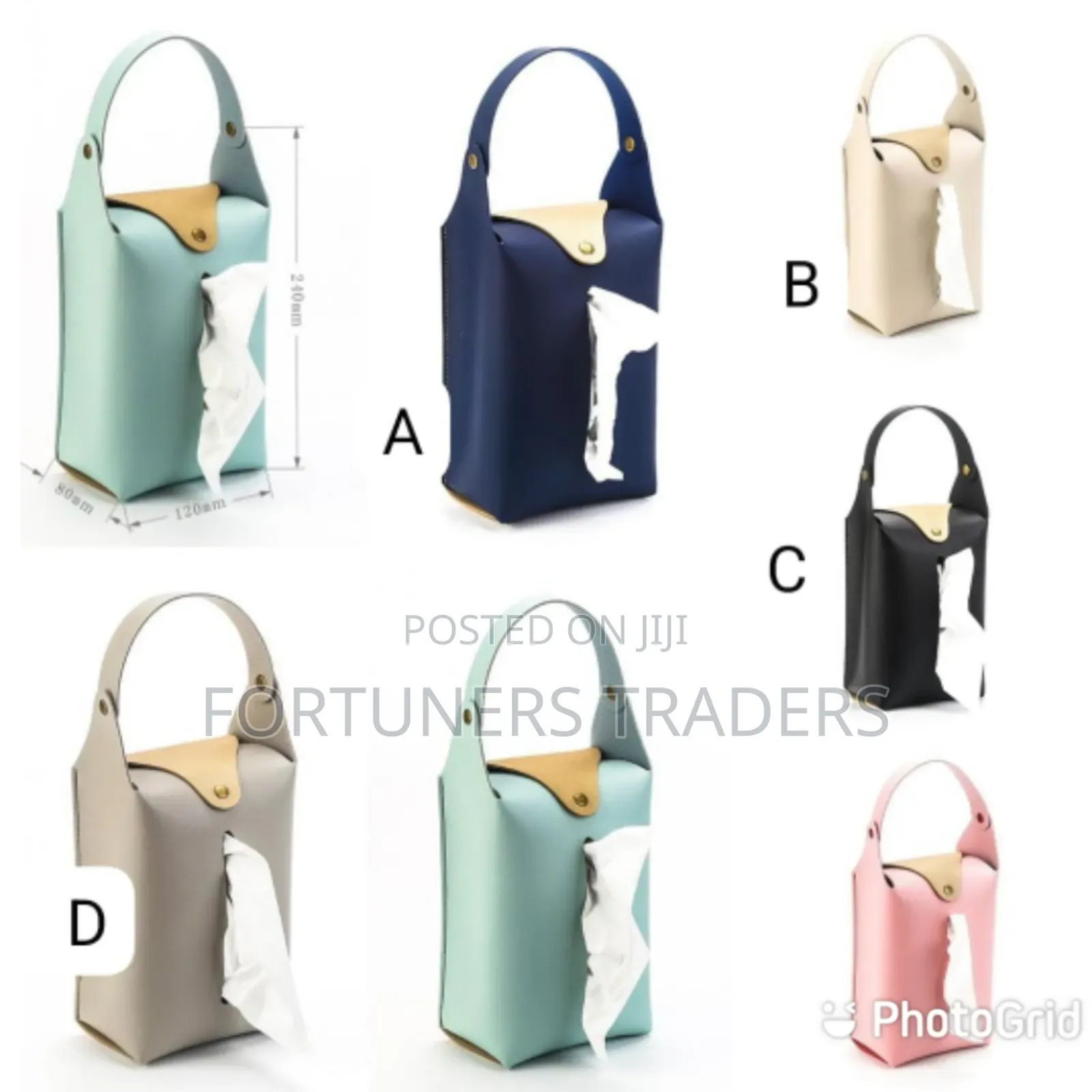 Pu Leather Napkin Tissue Holder