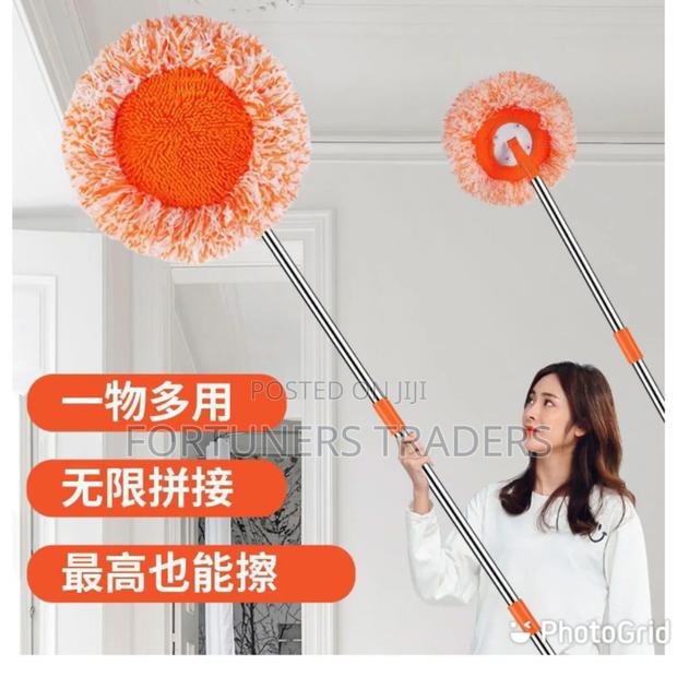 *Multifunctional Sunflower Chenille Telescopic Mop*