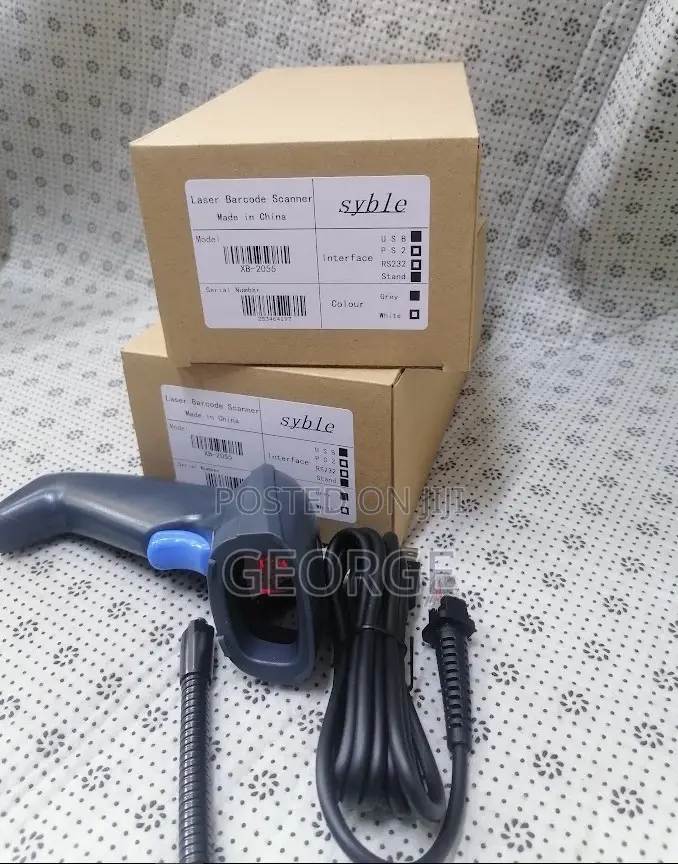 Best Quality !Syble Wired Laser Handheld Barcode Scanner