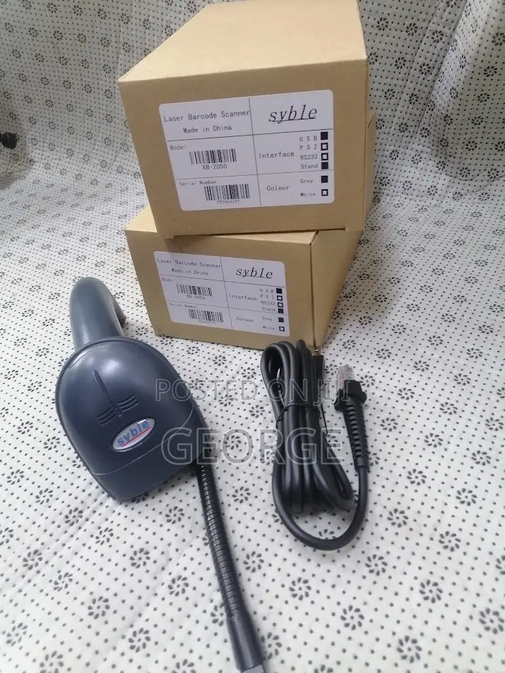 Imported {}Syble Wired Laser Handheld Barcode Scanner