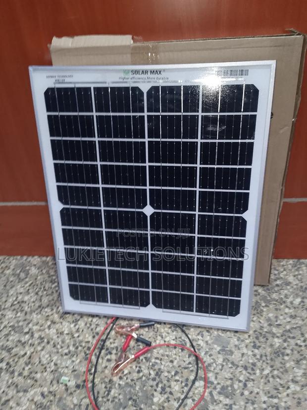 20 Watts Solar Max Panel,18 Volts Efficient Durable - main view