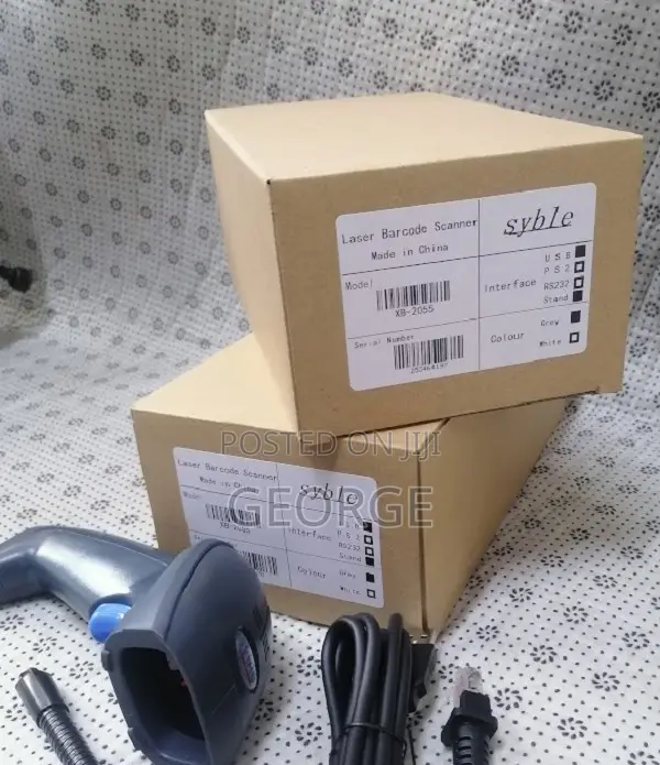 Efficient<>Syble Wired Laser Handheld Barcode Scanner