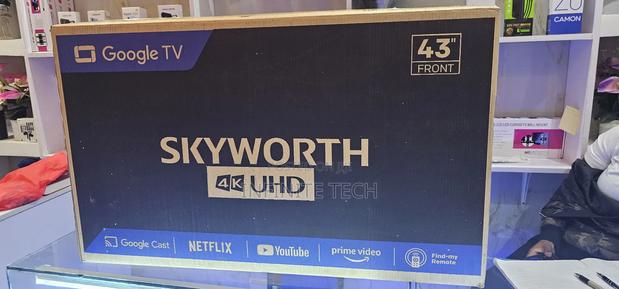 Skyworth 43′′  Smart Frameless Google Tv Features - main view