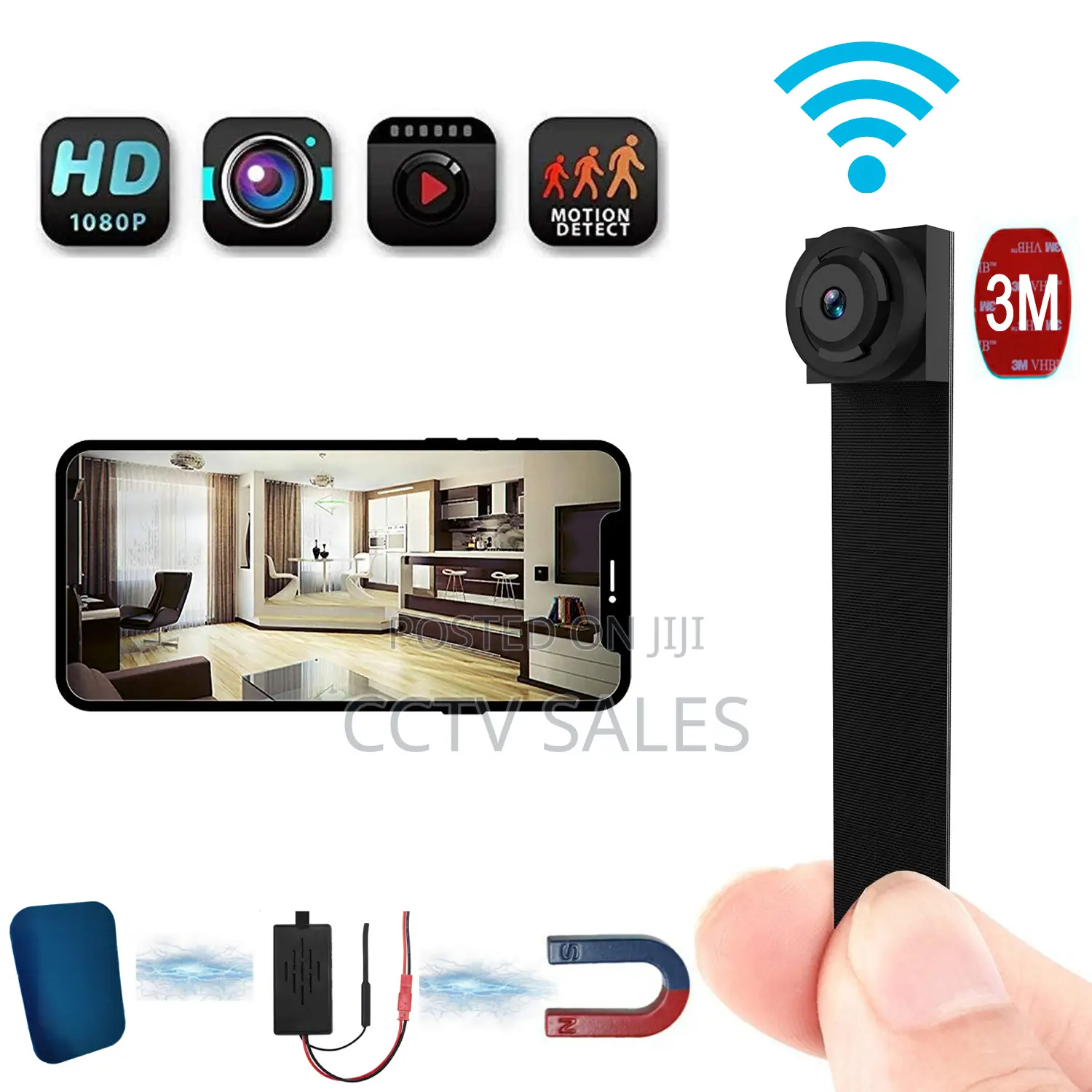 Quality Portable Hidden Mini Recorder With Button Size CCTV