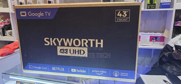 Skyworth 43′′  Smart Frameless Google Tv Features - thumbnail 3